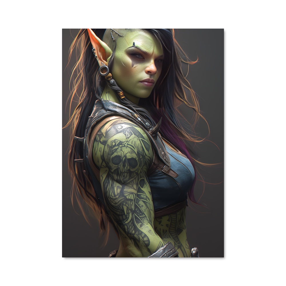 Poster La Gardienne des Runes – affiche World of Warcraft